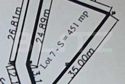 Teren de 451 mp, în Central - 1