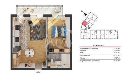 Apartament semidecomandat cu 2 camere in cartierul Marasti! - 6