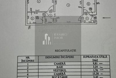 Apartament cu 2 camere semidecomandat în Brâncoveanu - 2