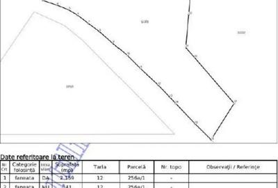 Teren de 2500 mp, în Români - 2