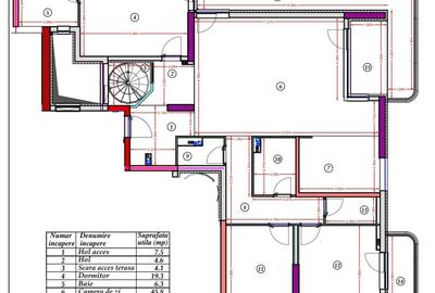 Penthouse cu 4 camere, 416mp  inclus terasa , la 200 m de rond Pipera Penthouse cu 4 camere, 416mp  inclus terasa , la 200 m de rond Pipera - 20
