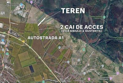 Teren de 3000 mp, în Gușterița - 3