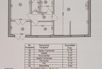 Spațiu comercial, de 70.309997558594 mp, în Berceni