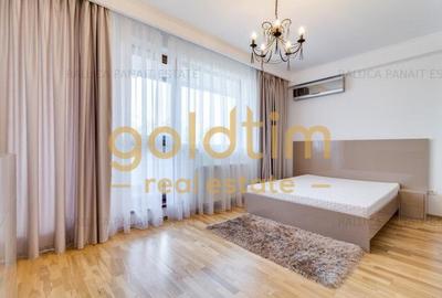 Apartament cu 4 camere semidecomandat, mobilat în Băneasa