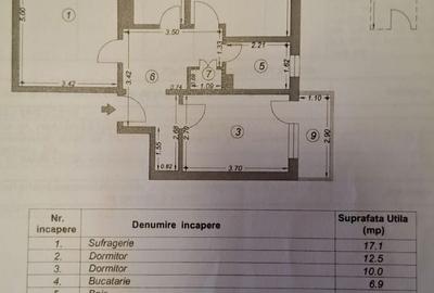 Apartament cu 3 camere decomandat în Tomis Nord - 11