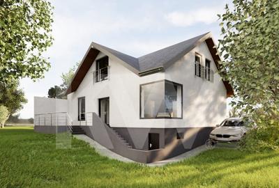 Casa unifamiliala de vanzare–Șura Mare. Panorama deosebita spre Sibiu - 1