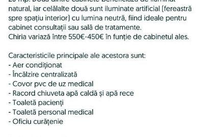 Inchiriez 3 cabinete medicale in Deva, zona Dacia, etaj 1, - 2