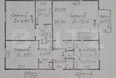 Apartament cu 3 camere decomandat în Turda - 11