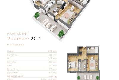 Apartament 2 camere Alpha Distrikt Brasov - 8