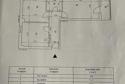 Apartament cu 2 camere decomandat în Central - 1