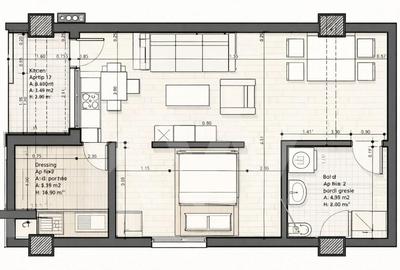 Garsonieră în Terezian - 5