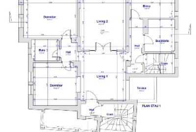 Casă individuală cu 20 camere cu Teren 395 Mp în Primăverii - 2
