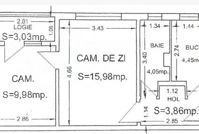Apartament cu 2 camere semidecomandat, mobilat în Casa de Cultură - 7