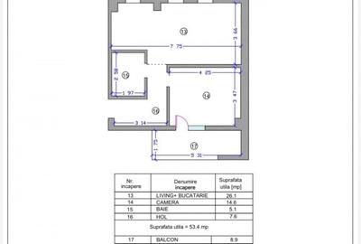 Direct Dezvoltator - Apartament 2 camere 69,6mp Tomis Plus Constanta - 3