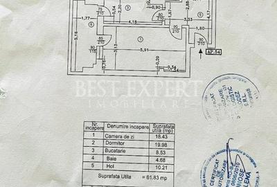 Apartament cu 2 camere decomandat, mobilat în Theodor Pallady - 15