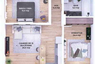 Apartament cu 3 camere in Maurer Villas Brasov Apartament cu 3 camere in Maurer Villas Brasov - 2