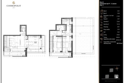 Penthouse spectaculos cu terase panoramice – COSMOPOLIT - Răcădău - 5