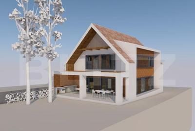 Teren intravilan, 1020mp ,cu autorizatie de construire, in A - 21