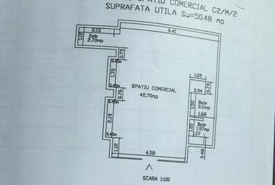 Spațiu comercial, de 50 mp, în Independenței - 1