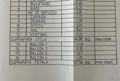 Apartament cu 4 camere decomandat, mobilat în 1 Mai - 33