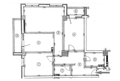 Apartament cu 3 camere decomandat, mobilat în Florești - 13