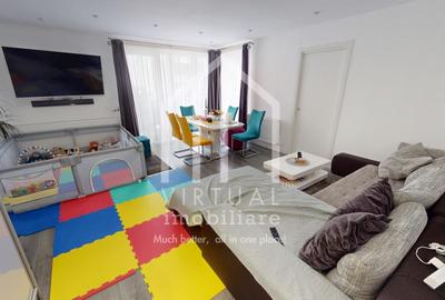 Ap. cu 3 camere 83mp utili + terasa si gradina  | 2 locuri de parcare - 1