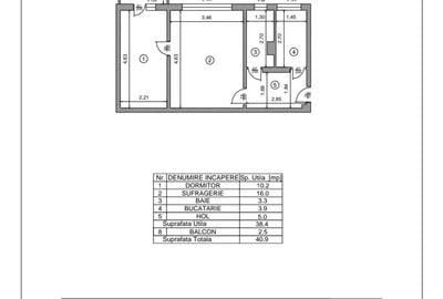 Apartament cu 2 camere nedecomandat în Vest - 1