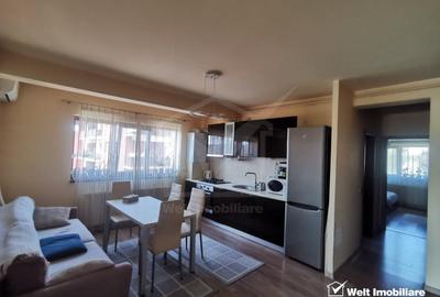 Apartament cu 3 camere semidecomandat, mobilat în Florești