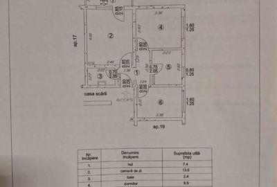 Apartament cu 3 camere în Piața Centrală - 2