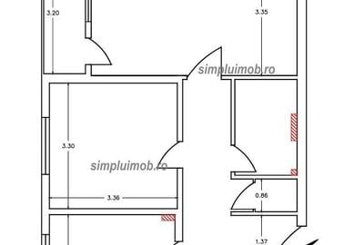 Apartament cu 2 camere decomandat, mobilat în Sălăjan - 10
