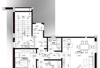 Apartament cu 2 camere decomandat în Central - 6
