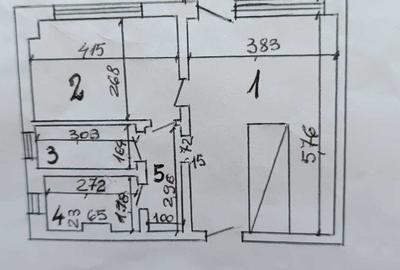 Apartament cu 2 camere decomandat în Sala Palatului - 1