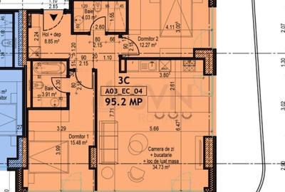 Apartament 3 camere I modern - 6