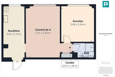 Apartament cu 2 camere decomandat în Ultracentral - 14