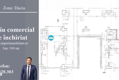 Spațiu comercial, de 267 mp, în Dacia - 1