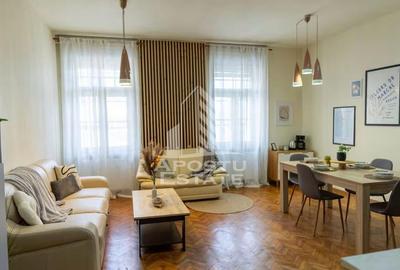 Apartament cu farmec istoric, Piața Victoriei, 63 mp utili , lift - 1