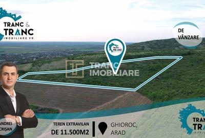 Teren Construcții extravilan de 11500 mp, în Ghioroc - 1