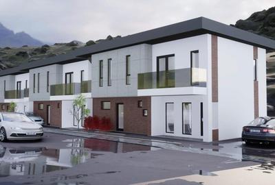 Casa cuplata 4 camere, 114 mp, 100 mp teren, zona Terra - 1