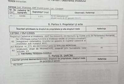 Teren de 2371 mp, în Cândești - 1