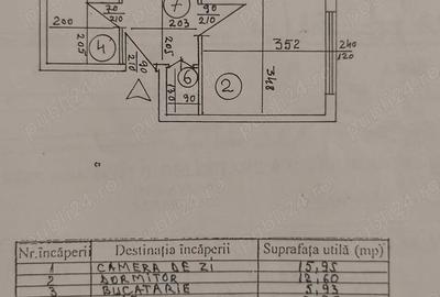 Apartament cu 2 camere decomandat, mobilat în Giurgiului - 1