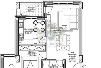 Apartament cu 2 camere decomandat în Tractorul - 6
