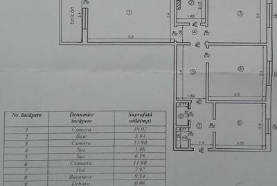 Apartament cu 3 camere decomandat în Alexandru cel Bun - 7
