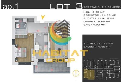 De vanzare, apartament cu 2 camere decomandat in Pallady, zona Nicolae Teclu - 2