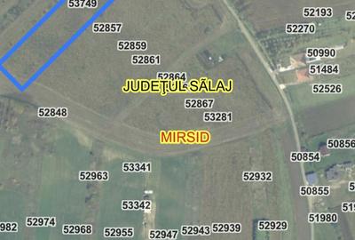 Teren de 5800 mp, în Mirșid