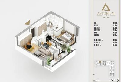 Apartament cu 2 camere decomandat în Theodor Pallady - 2