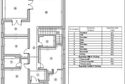 Casa 4+4 camere 250mp | 0 comision | Tancabesti | Parter + Demisol | 564mp teren - 6