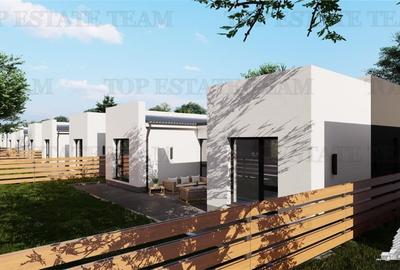 Vila stil mediteraneean, moderna, cu 4 camere ( parter ) si curte generoasa 400m - 4