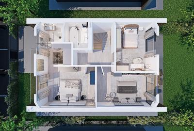 Cartier Rezidențial Serenity Village inteligent cu pompa de caldura - 15
