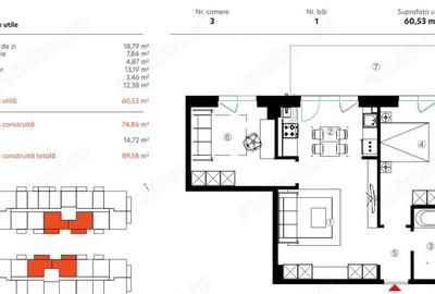 Apartament cu 2 camere decomandat în Basarabia - 8