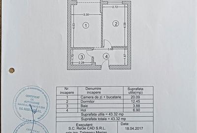 Apartament cu 2 camere semidecomandat în Titan - 9
